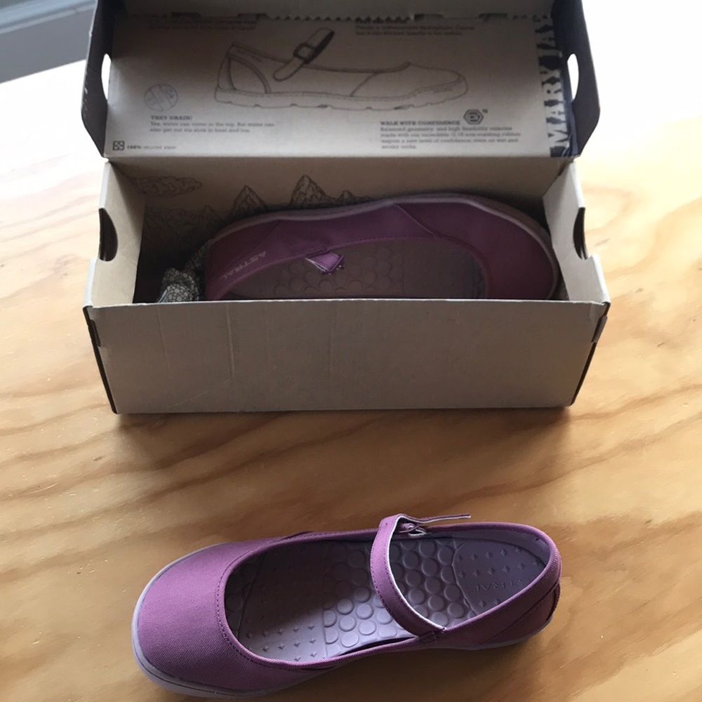Astral Mary Jay never been worn.